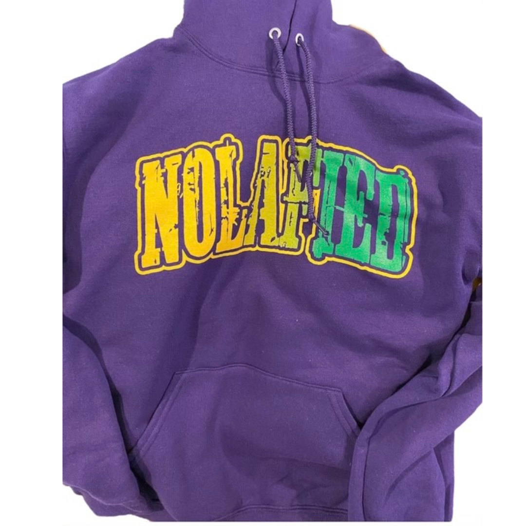 MARDI GRAS NOLAFIED HOODIE (purple)
