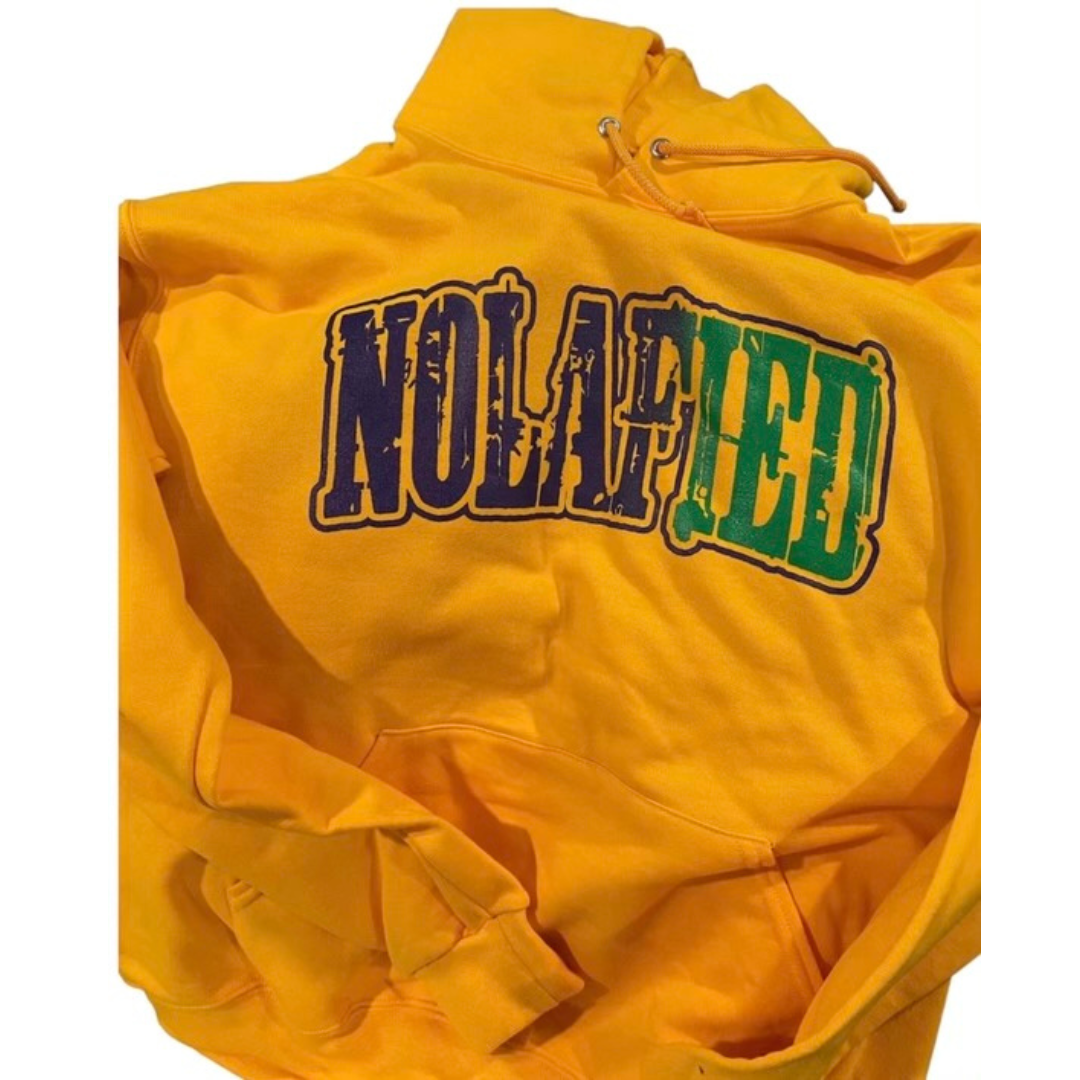 MARDI GRAS NOLAFIED HOODIE (gold)